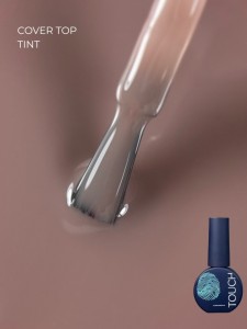 TOUCH Cover top Tint - kryjący top hybrydowy o subtelnym, chłodnym taupe odcieniu z nutą fioletu, 7 ml