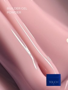 TOUCH Builder Gel Powder - jasnoróżowy żel budujący, 10 ml