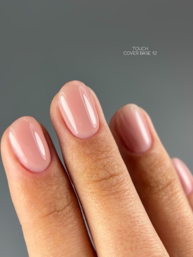 TOUCH Cover base 12 - delikatna różowa baza hybrydowa, 13 ml