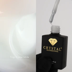 CRYSTAL Top Milk – kamuflujący top hybrydowy UV/LED - 12ml