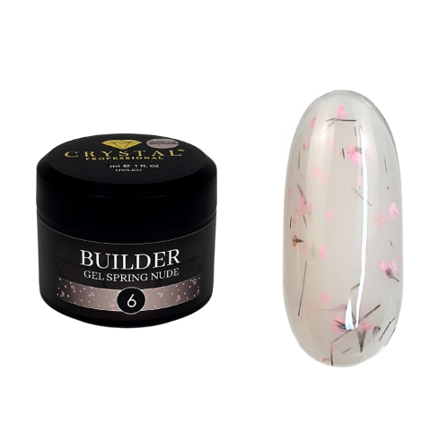 CRYSTAL Builder Gel Spring Nude nr 6 - 15 ml