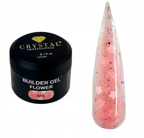 CRYSTAL Builder Gel Flower nr 5 - 15 ml