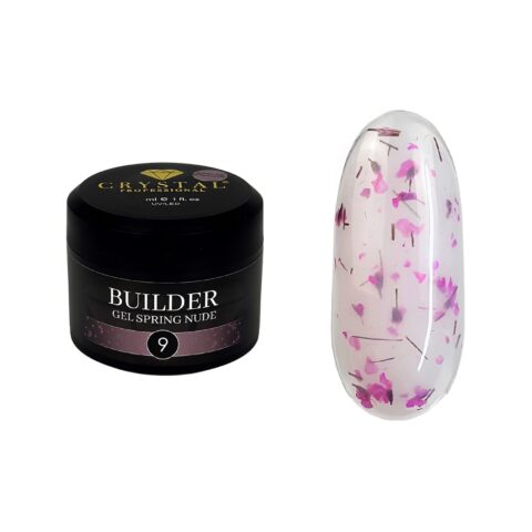 CRYSTAL Builder Gel Spring Nude nr 9 - 30 ml