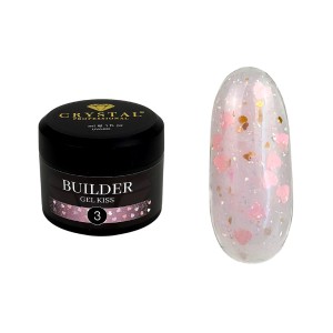 CRYSTAL Builder Gel KISS nr 3 - 30 ml