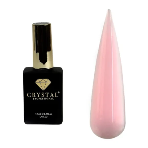 CRYSTAL Top Pink - kamuflujący top hybrydowy 12 ml