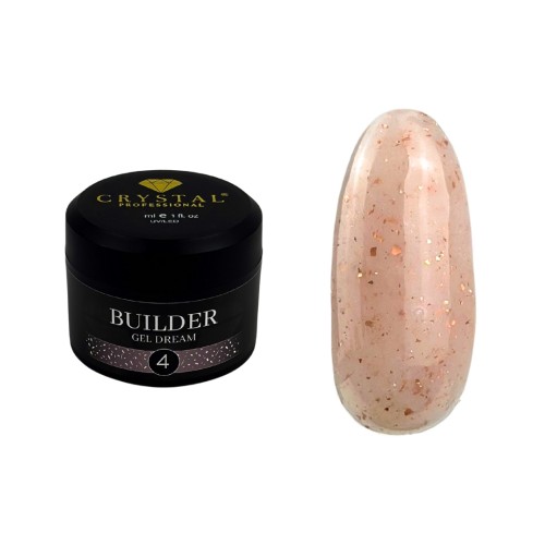 CRYSTAL Builder Gel Dream nr 4 - 15 ml