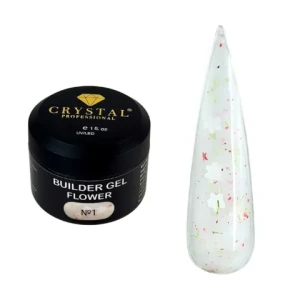 CRYSTAL Builder Gel Flower nr 1 - 15 ml