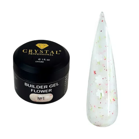 CRYSTAL Builder Gel Flower nr 1 - 15 ml