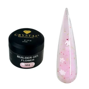 CRYSTAL Builder Gel Flower nr 4 - 15 ml