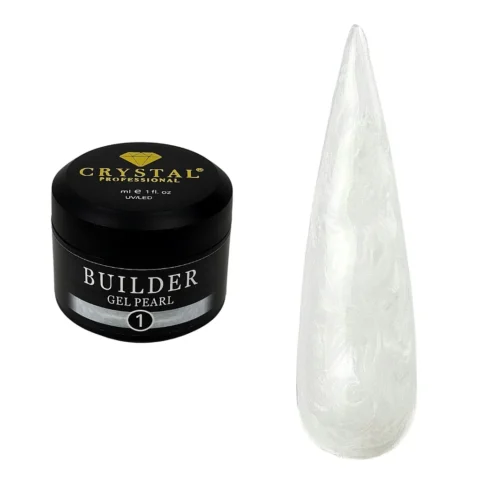 CRYSTAL Builder Gel Pearl nr 1 - 15 ml