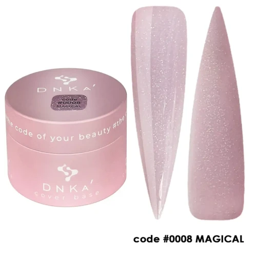 DNKa RUBBER BASE FRENCH (cover) NEW FORMULA, 30 ml #0008 Magical