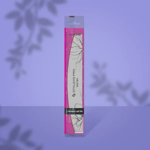 STALEKS EXPERT 40 Mineralny pilnik do paznokci półksiężyc, 150/180 grit (1 szt)