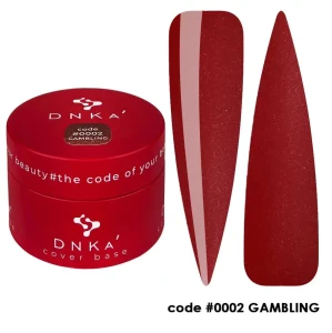 DNKa RUBBER BASE FRENCH NEW FORMULA (cover), 30 ml #0002 Gambling
