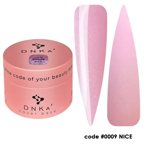 DNKa RUBBER BASE FRENCH NEW FORMULA (cover), 30 ml #0009 Nice