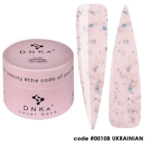 DNKa RUBBER BASE FRENCH NEW FORMULA (cover), 30 ml #0010B' Ukrainian