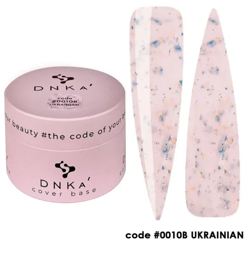 DNKa RUBBER BASE FRENCH NEW FORMULA (cover), 30 ml #0010B' Ukrainian