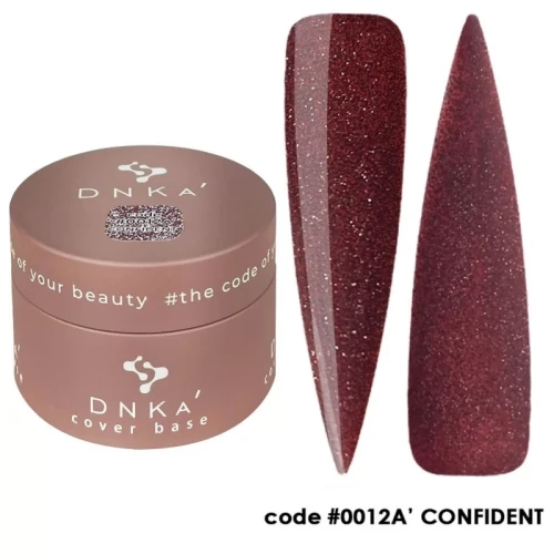DNKa RUBBER BASE FRENCH NEW FORMULA (cover), 30 ml #0012A' Confident
