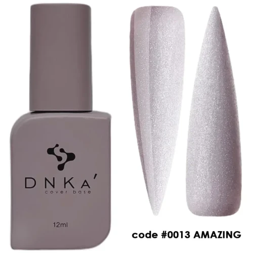 DNKa RUBBER BASE FRENCH NEW FORMULA (cover), 12 ml #0013 Amazing