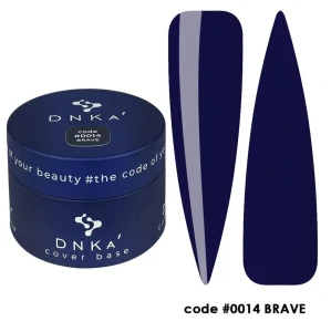 DNKa RUBBER BASE FRENCH NEW FORMULA (cover), 30 ml #0014 Brave