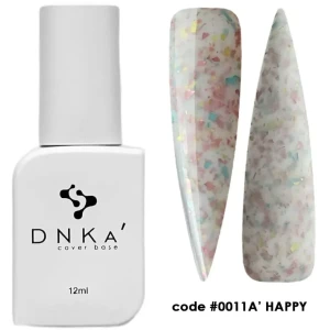 DNKa RUBBER BASE FRENCH NEW FORMULA (cover), 12 ml #0011A' Happy