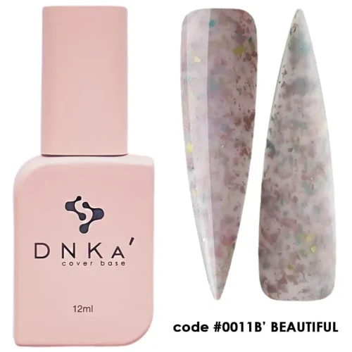 DNKa RUBBER BASE FRENCH NEW FORMULA (cover), 12 ml #0011B' Beauttiful