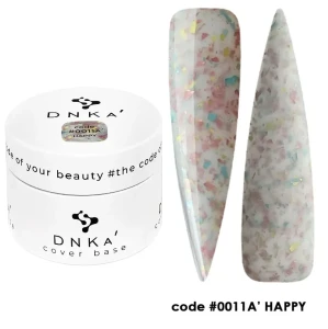 DNKa RUBBER BASE FRENCH NEW FORMULA (cover), 30 ml #0011A' Happy