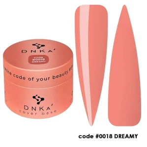 DNKa RUBBER BASE FRENCH NEW FORMULA (cover), 30 ml #0018 Dreamy