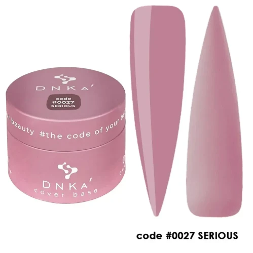 DNKa RUBBER BASE FRENCH NEW FORMULA (cover), 30 ml #0027 Serious