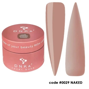 DNKa RUBBER BASE FRENCH NEW FORMULA (cover), 30 ml #0029 Naked