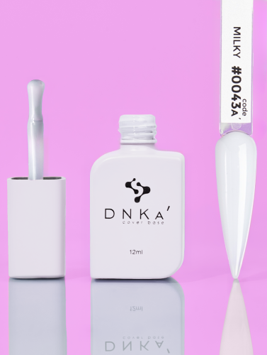 DNKa RUBBER BASE FRENCH NEW FORMULA (cover), 30 ml #0043A' Milky