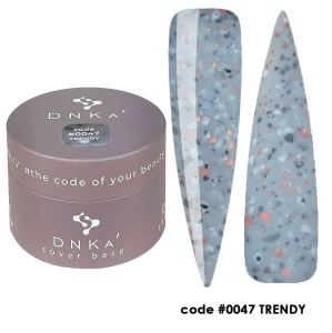 DNKa RUBBER BASE FRENCH NEW FORMULA (cover), 30 ml #0047 Trendy