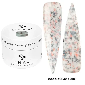 DNKa RUBBER BASE FRENCH NEW FORMULA (cover), 30 ml #0048 Chic