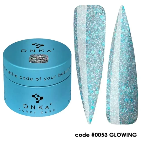 DNKa RUBBER BASE FRENCH NEW FORMULA (cover), 30 ml #0053 Glowing