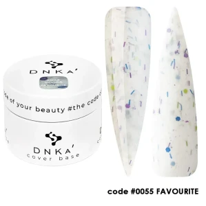 DNKa RUBBER BASE FRENCH NEW FORMULA (cover), 30 ml #0055 Favourite