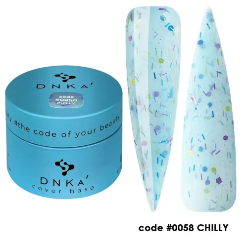 DNKa RUBBER BASE FRENCH (cover), 30 ml #0058 Chilly