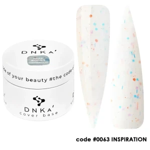 DNKa RUBBER BASE FRENCH NEW FORMULA (cover), 30 ml #0063 Inspiration