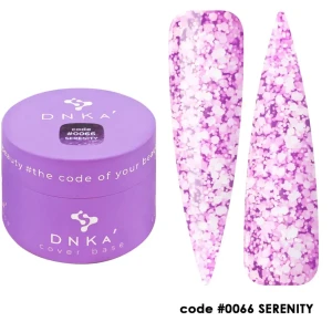 DNKa RUBBER BASE FRENCH NEW FORMULA (cover), 30 ml #0066 Serenity