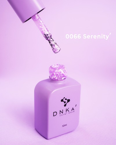 DNKa RUBBER BASE FRENCH NEW FORMULA (cover), 30 ml #0066 Serenity
