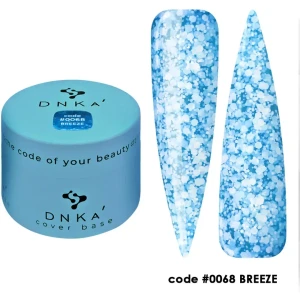 DNKa RUBBER BASE FRENCH NEW FORMULA (cover), 30 ml #0068 Breeze