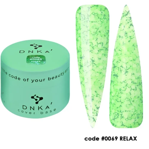 DNKa RUBBER BASE FRENCH NEW FORMULA (cover), 30 ml #0069 Relax