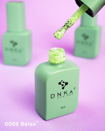 DNKa RUBBER BASE FRENCH NEW FORMULA (cover), 30 ml #0069 Relax
