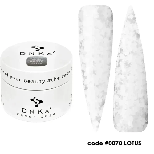 DNKa RUBBER BASE FRENCH NEW FORMULA (cover), 30 ml #0070 Lotus