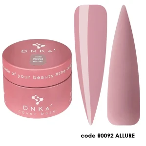 DNKa RUBBER BASE FRENCH NEW FORMULA (cover), 30 ml #0092 Allure