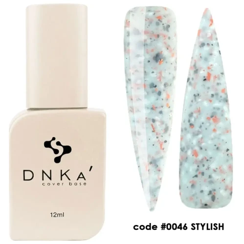 DNKa RUBBER BASE FRENCH NEW FORMULA (cover), 12 ml #0046 Stylish