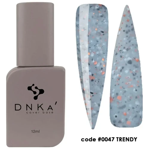 DNKa RUBBER BASE FRENCH NEW FORMULA (cover), 12 ml #0047 Trendy