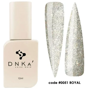 DNKa RUBBER BASE FRENCH NEW FORMULA (cover), 12 ml #0051 Royal