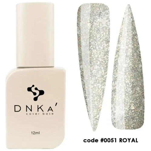 DNKa RUBBER BASE FRENCH NEW FORMULA (cover), 12 ml #0051 Royal