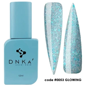 DNKa RUBBER BASE FRENCH NEW FORMULA (cover), 12 ml #0053 Glowing