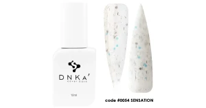 DNKa RUBBER BASE FRENCH NEW FORMULA (cover), 12 ml #0054 Sensation