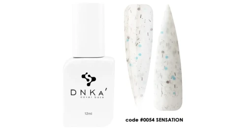 DNKa RUBBER BASE FRENCH NEW FORMULA (cover), 12 ml #0054 Sensation